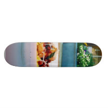 Food Restaurants Custom Skate Board