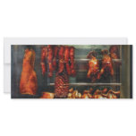 Food - Roast meat for sale rack cards