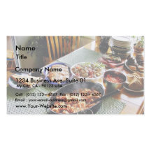 Food Salmon Business Card Templates