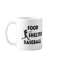 Food Shelter Baseball mug