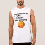 Food Shelter Basketball Sleeveless Shirts