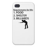 Food Shelter Billiards Cases For iPhone 4