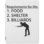 Food Shelter Billiards iPad Cover