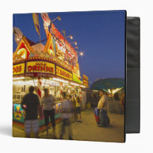 Food stand at the Northwest Montana Fair in Vinyl Binders