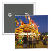 Food stand at the Northwest Montana Fair in Pinback Buttons