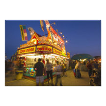 Food stand at the Northwest Montana Fair in Photograph