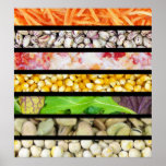 Food Stripes Poster