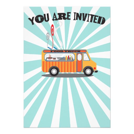 Food Truck Party Invitations