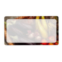 Food - Vegetables - From mother's garden Custom Shipping Labels