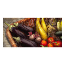 Food - Vegetables - From mother's garden Personalized Photo Card