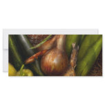 Food - Vegetables - Greens and Onions Personalized Rack Card
