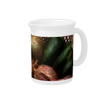 Food - Vegetables - Onions and Peppers Drink Pitcher