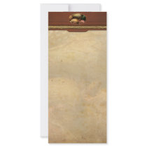 Food - Vegetables - Onions and Peppers Custom Rack Card