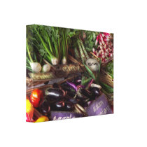Food - Vegetables - Very fresh produce canvas prints