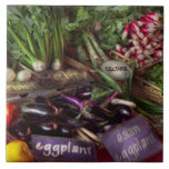 Food - Vegetables - Very fresh produce Ceramic Tile