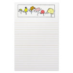 Foods Vintage Kitchen Art Lined Stationery