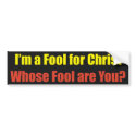fool bumper stickers