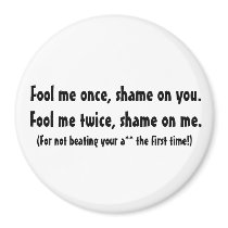 Fool me once... magnets by nemos1271 Fool me once... magnets