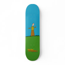 Fool on the hilldeck, MaybeProbablyLogo_alone skateboards by jiveafro Fool on the hilldeck, MaybeProbablyLogo_alone skateboards