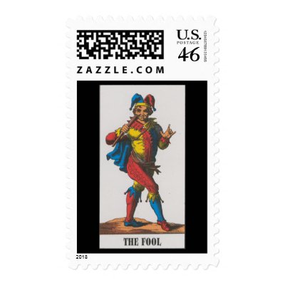 fool postage stamp by babydollboutique