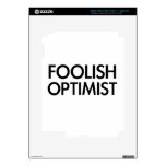 Foolish Optimist Decal For iPad 3