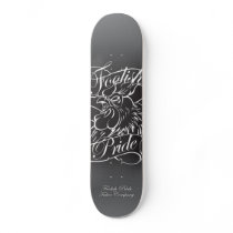 FOOLISH PRIDE FADE TO GREY skateboards