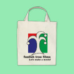foolish tote - organic tote bags