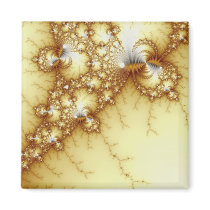 Fools Gold - Fractal Art Magnets