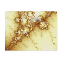 Fools Gold - Fractal Art Postcards