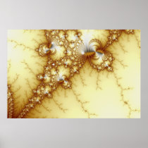 Fools Gold - Fractal Art Print