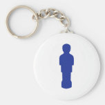 Foosball player key chain
