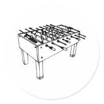 Foosball - Table soccer stickers by Thinkdifferent Foosball - Table soccer stickers