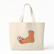 Foot-2 Broken Toe Tote Bag