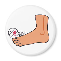 Foot-2 Broken Toe Magnet