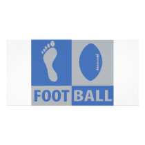 foot ball icon photo cards