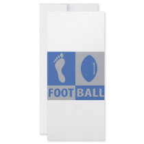 foot ball icon rack cards