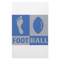 foot ball icon stationery