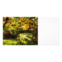 Foot Bridge Personalized Photo Card