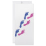 foot feet print prints footprint personalized rack card