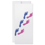 foot feet print prints footprint rack cards