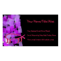 Foot Fetish Jesus Fish Business Card Template