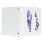 Foot Front & Side Blue binders