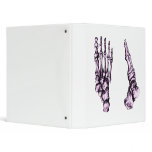 Foot Front Side Purple fa Vinyl Binder