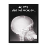 Foot in Mouth X-Ray Post Card