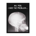 Foot in Mouth X-Ray postcard