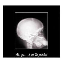 Foot in Mouth X-ray Poster posters