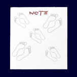 Foot Note Notepad notepads