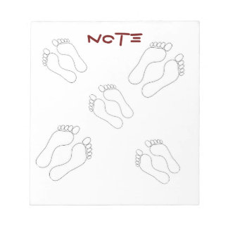 Foot Note Notepad
