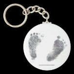 Foot prints keychains