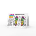 Foot Reflexology Chart cards by Snippies Foot Reflexology Chart cards